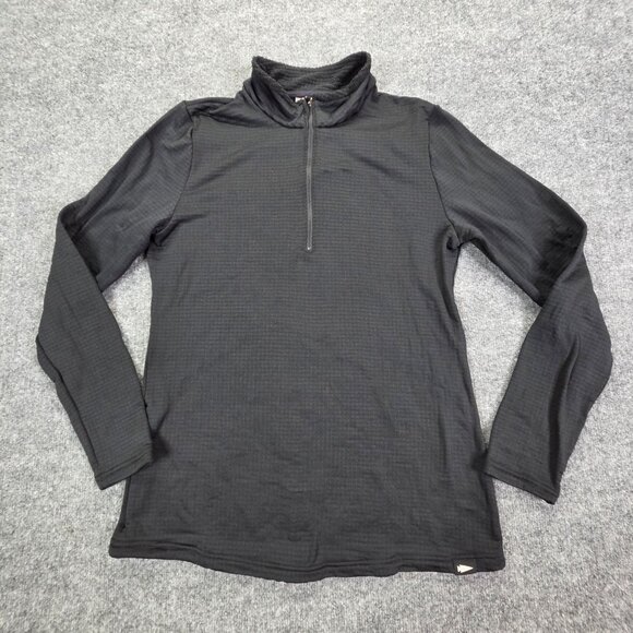 GORUCK Indestructible Grid Fleece Half‎ Zip Women's XXL Black Long Sleeves $155 - Picture 1 of 13